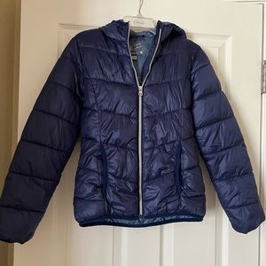 Lightweight puffer jacket girls size m